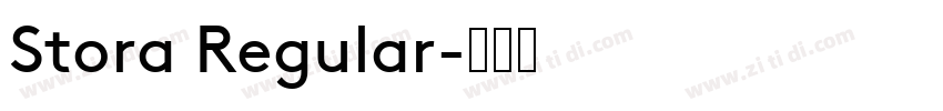 Stora Regular字体转换